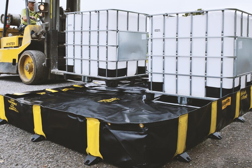Justrite spill containment and secondary containment solutions