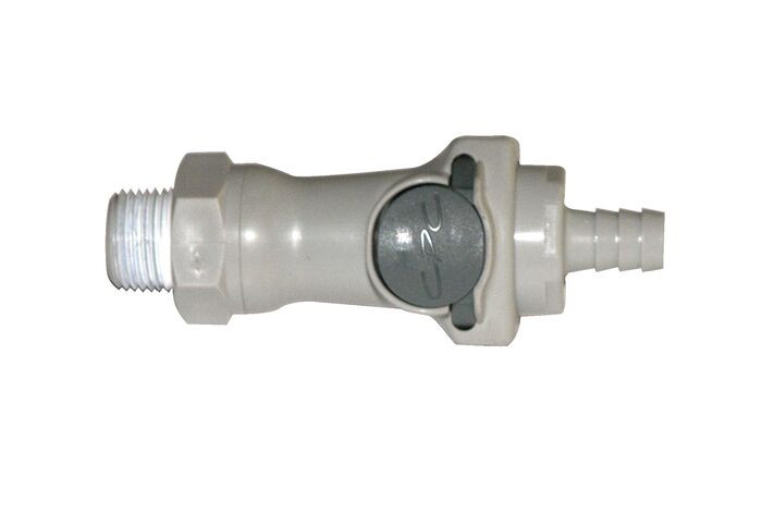 Replacement Polypropylene Fitting Disconnect Assembly with EPDM for 3/8-in ID Tube for 12012, Non-Installed - 12011