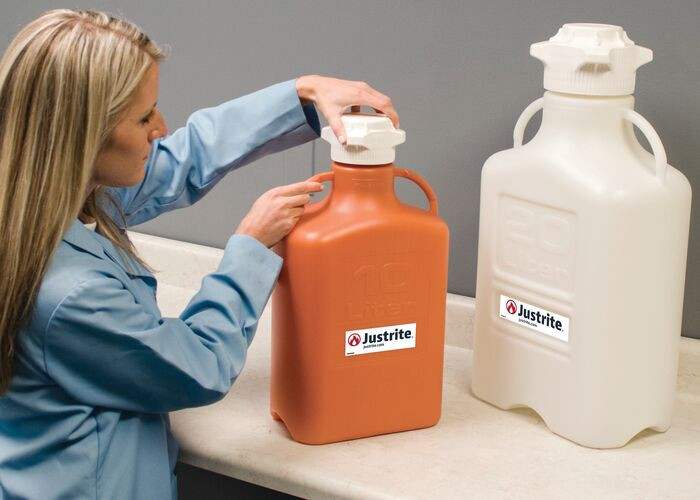 20 Liter Plastic Carboy | 120mm Cap | 12911 | Justrite