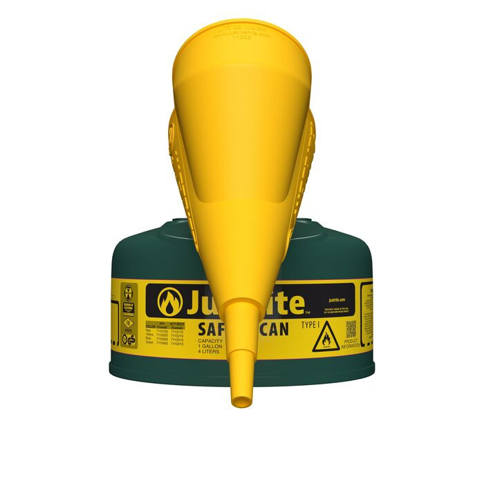 Type 1 | Green Safety Can w/ Funnel | 1 Gal | 7110410 | Justrite