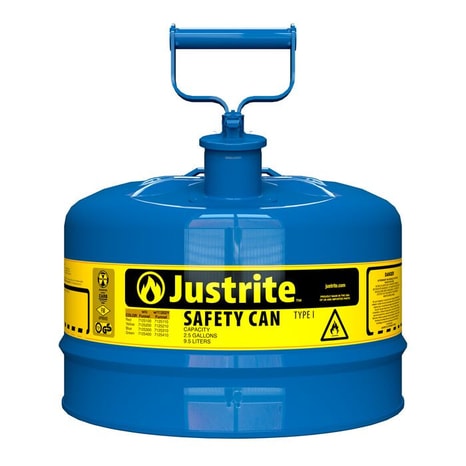 JUSTRITE NONMETALLIC TYPE I SAFETY CANS FOR FLAMMABLES - 14561