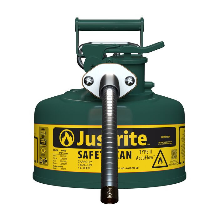 1 Gal Steel Safety Can for Oil | Type II | 7210420 | Justrite