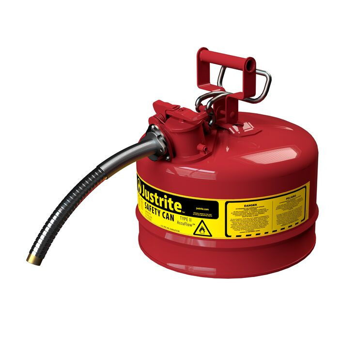 2.5 Gal Safety Can for Flammables | Type II | AccuFlow™| 7225130 2.5 Gal Safety Can for Flammables | Type II | AccuFlow™| 7225130