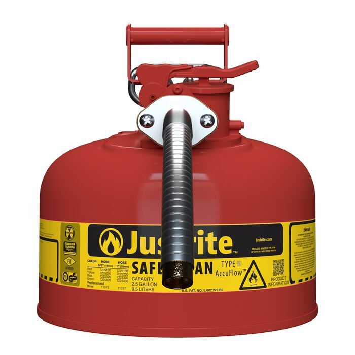 2.5 Gal Safety Can for Flammables | Type II | AccuFlow™| 7225130