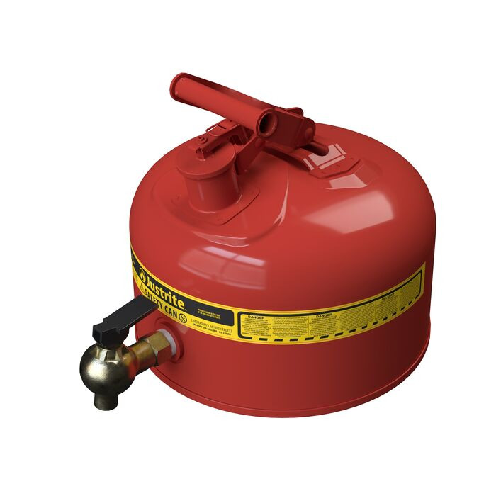 2.5 Gallon Type I Steel Safety Can | Laboratory | 7225140 | Justrite