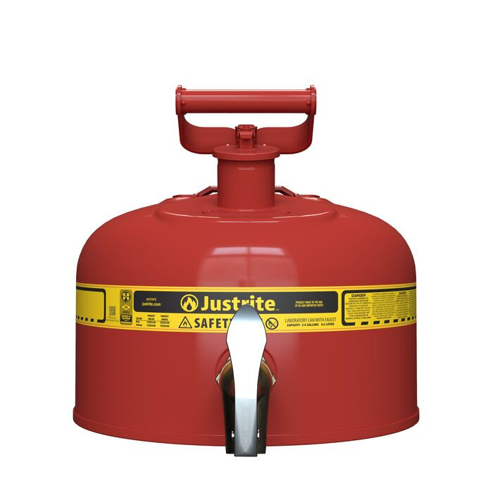 2.5 Gallon Red Type I Steel Safety Can | Laboratory | 7225150