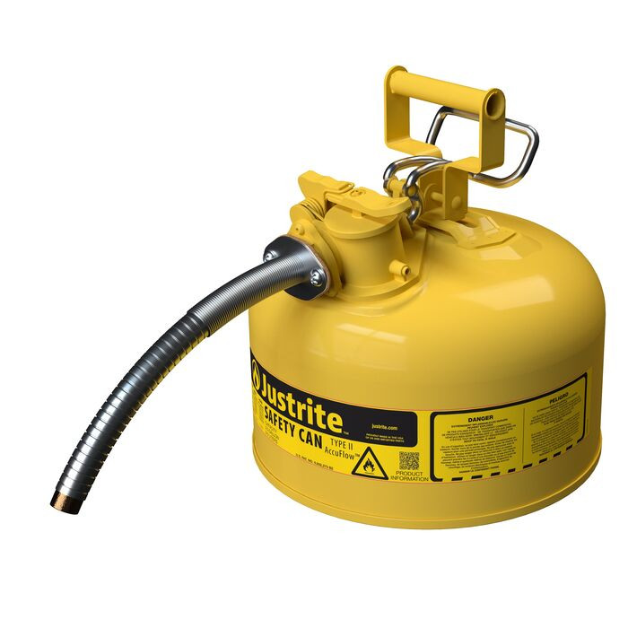 2.5 Gal Steel Safety Can for Diesel | Type II | AccuFlow
