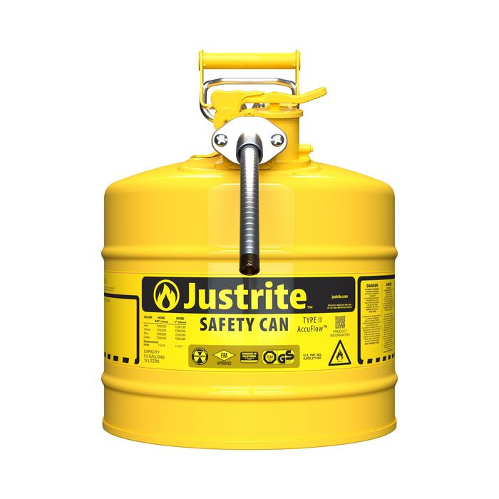 DESCETE　5L 5 Gal Steel Safety Can for Diesel | Type II | AccuFlow™ | 7250220