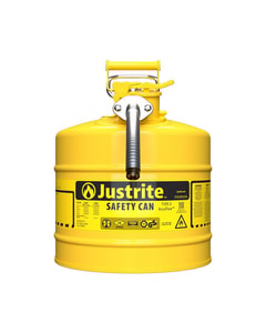 5 Gallon, 1" Metal Hose, Steel Safety Can for Diesel, Type II, AccuFlow™, Yellow - 7250230 5 Gallon, 1" Metal Hose, Steel Safety Can for Diesel, Type II, AccuFlow™, Yellow - 7250230