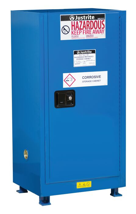 U.S. Navy Safety Hazmat Cabinet - 15 Gal, Blue – 8615287 | Justrite