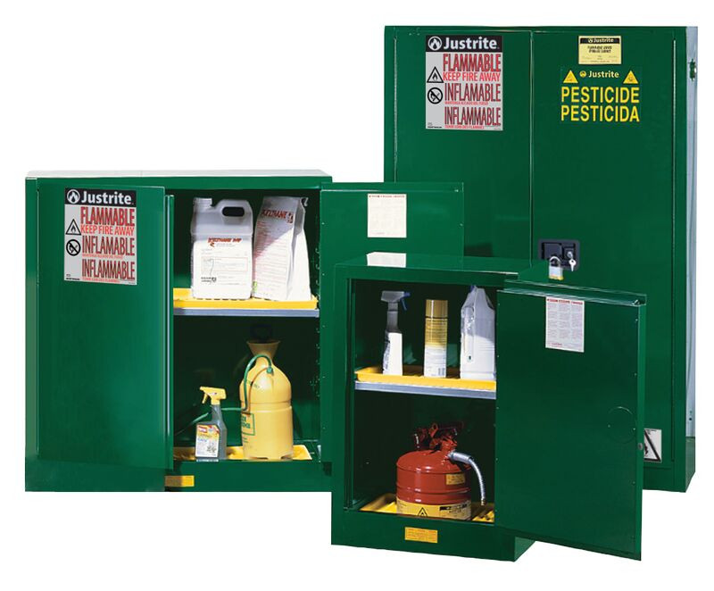 Sure-Grip® EX Slimline Flammable Safety Cabinet, 22 gallon, 1
