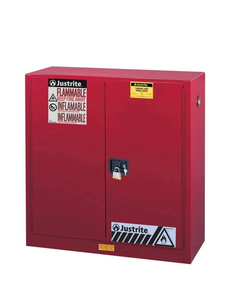 Red 40 Gallon Combustibles Safety 2 ManualClose Doors