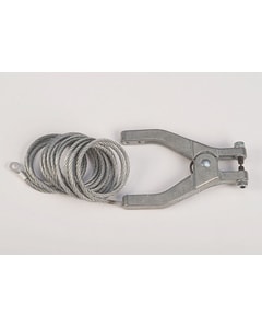 Antistatic Wire For Bonding/Grounding, With Hand Clamp and 1/4 inch Terminal, 10 feet Coiled Antistatic Wire For Bonding/Grounding, With Hand Clamp and 1/4 inch Terminal, 10 feet Coiled