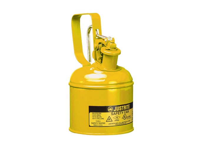 Type 1 | Steel Safety Can | 1 Quart | Trigger Handle | Justrite