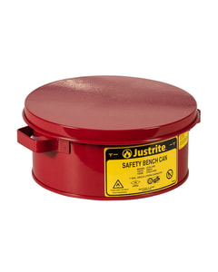 1 Gallon Steel Bench Can, with Perforated Dasher Plate, without Parts Basket - 10375 / 10385 1 Gallon Steel Bench Can, with Perforated Dasher Plate, without Parts Basket - 10375 / 10385