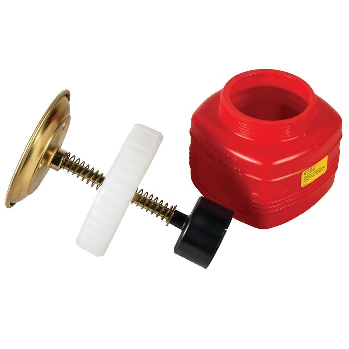 1 Qt Red Poly Plunger Dispensing Can | 14018 | Justrite