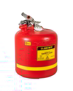 5 Gallon Plastic Safety Can, Type I, Stainless Steel Hardware, Red - 14561 5 Gallon Plastic Safety Can, Type I, Stainless Steel Hardware, Red - 14561