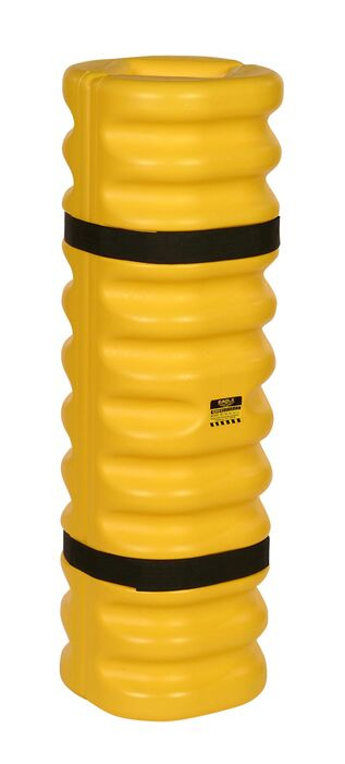 Fits 4-6" Columns, Column Protector, Yellow - 1704