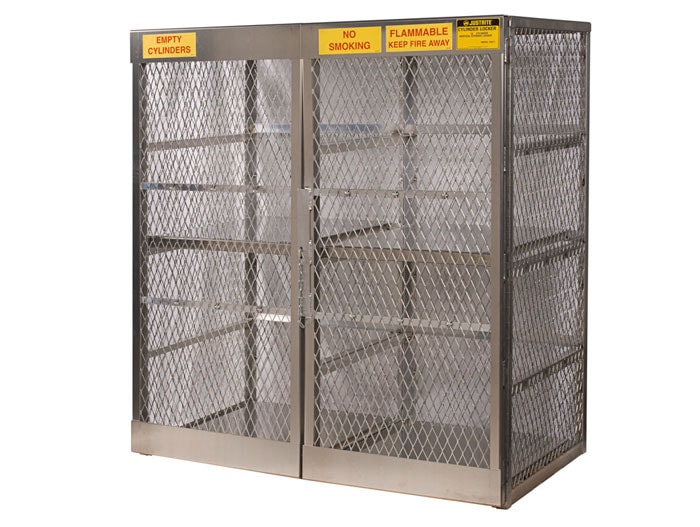 16 Tank Gas Cylinder Locker | Vertical LPG Tanks | 23011 | Justrite