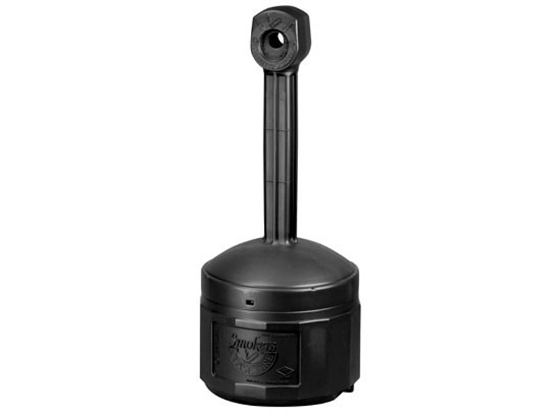 Deco Black Plastic Outdoor Ashtray 4 Gallon | 26800D