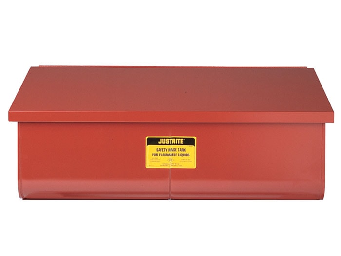 置物 rin Rinse Tank, Benchtop, 22 Gallon, Red | 27322 | Justrite