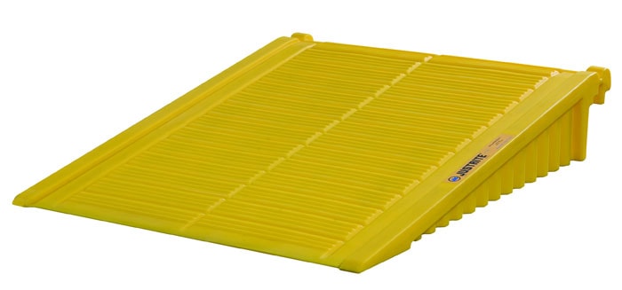 Ramp for EcoPolyBlend™ DrumShed™, Polyethylene, Yellow - 28678