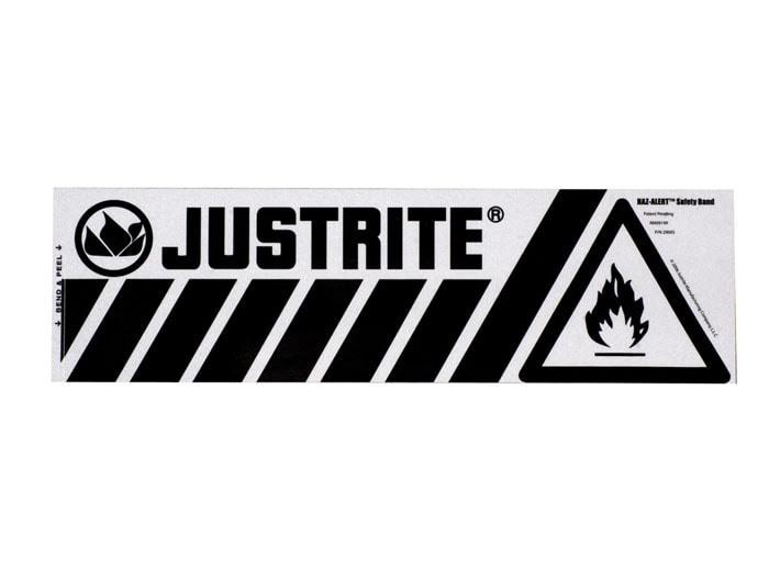 Bottom Flammable Band Label for Safety Cabinets, Small, Haz-Alert™ - 29005