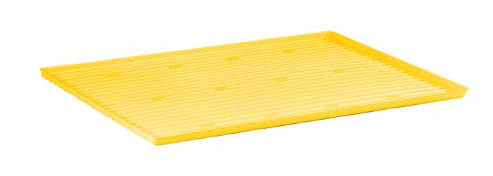 Poly Tray, Sump Combo for Shelf 29935, 2 Or 4 Gallon Safety Cabinet, Yellow - 29050
