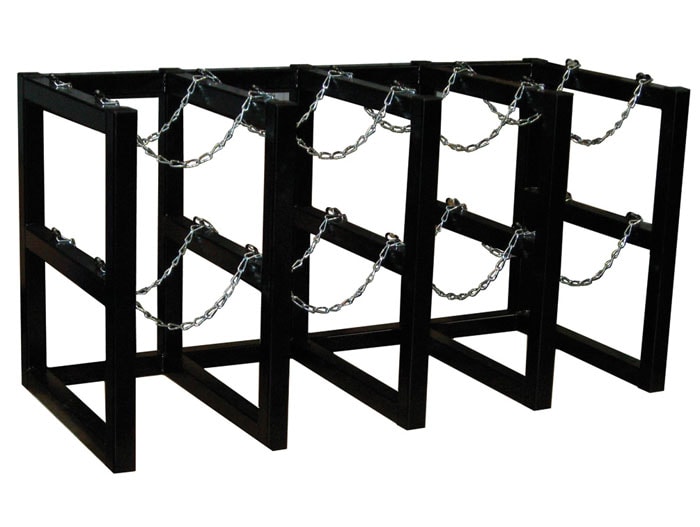 8 Tank Gas Cylinder Rack | 4 Wide by 2 Deep | 35150 | Justrite