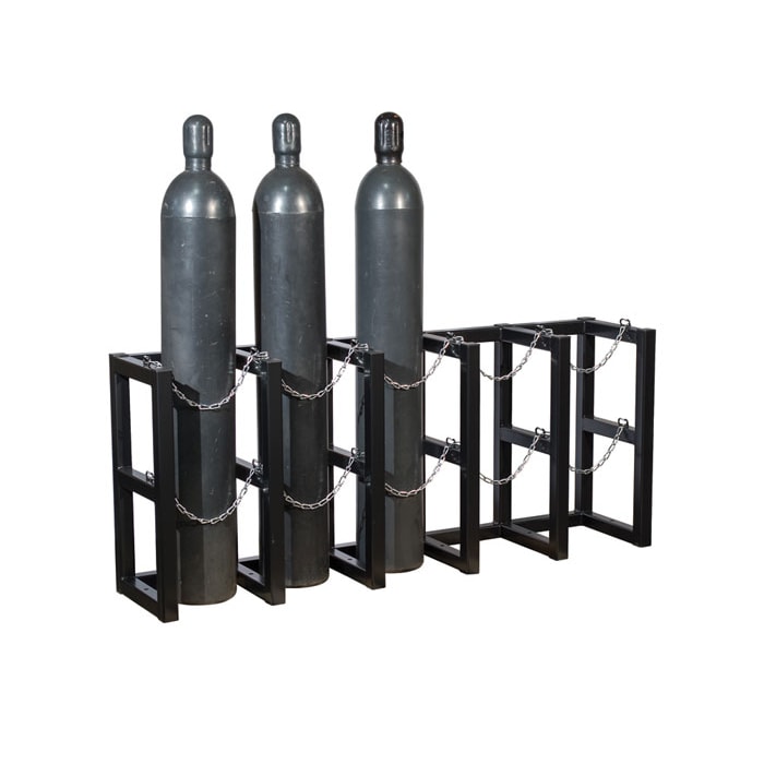 5 Tank Gas Cylinder Rack | 5 Wide by 1 Deep | 35166 | Justrite