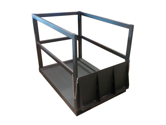 Gas Cylinder Pallet, 14 Cylinder Capacity, With Ramp, Steel - 35216