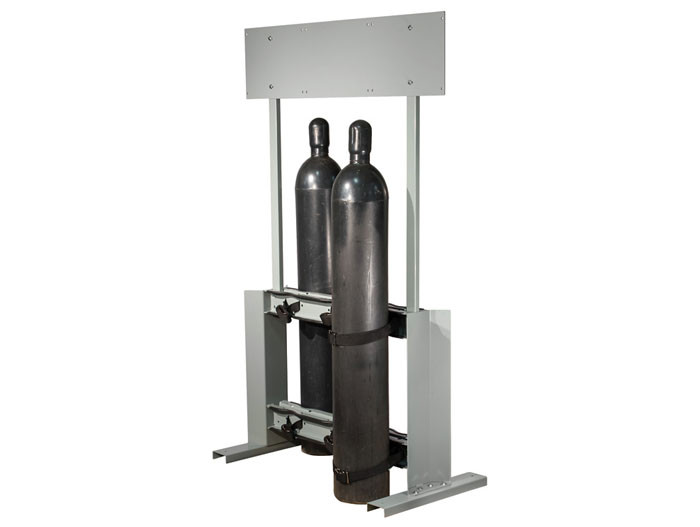 Gas Cylinder Process Stand | 6 Cylinder Capacity, Back-to-Back
