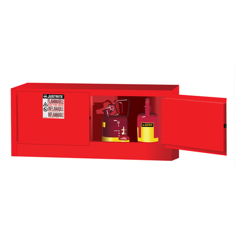 12 Gallon, 2 Doors, Manual Close, Flammable Safety Cabinet, Sure 12 Gallon, 2 Doors, Manual Close, Flammable Safety Cabinet, Sure