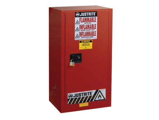 20 Gallon, 2 Shelves, 1 Door, Manual Close, Paint Safety Cabinet
