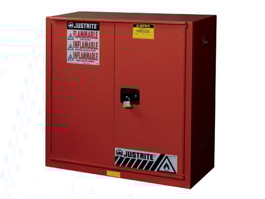 Red 40 Gallon Combustibles Safety 1 BiFold SelfClose Door