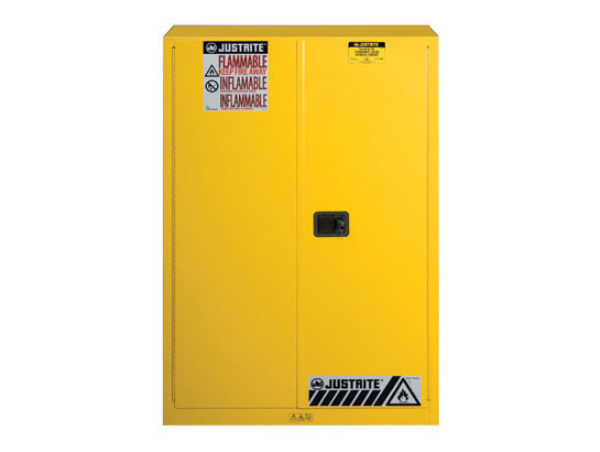 Justrite Flammable Cabinet With Manual Close Double Door 45 Gallon ...