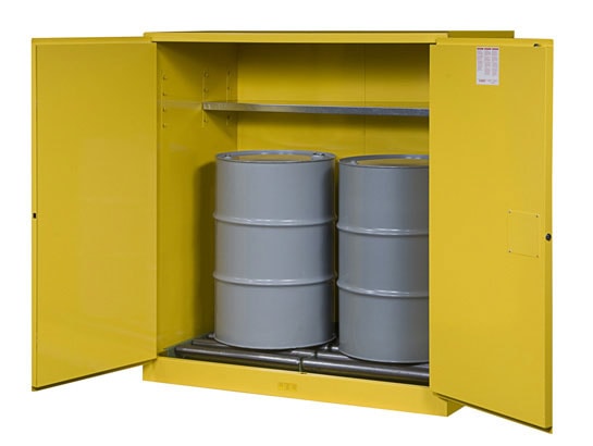 60 Gallon, 5 Shelves, 1 Bi-Fold Self-Close Door, Paint