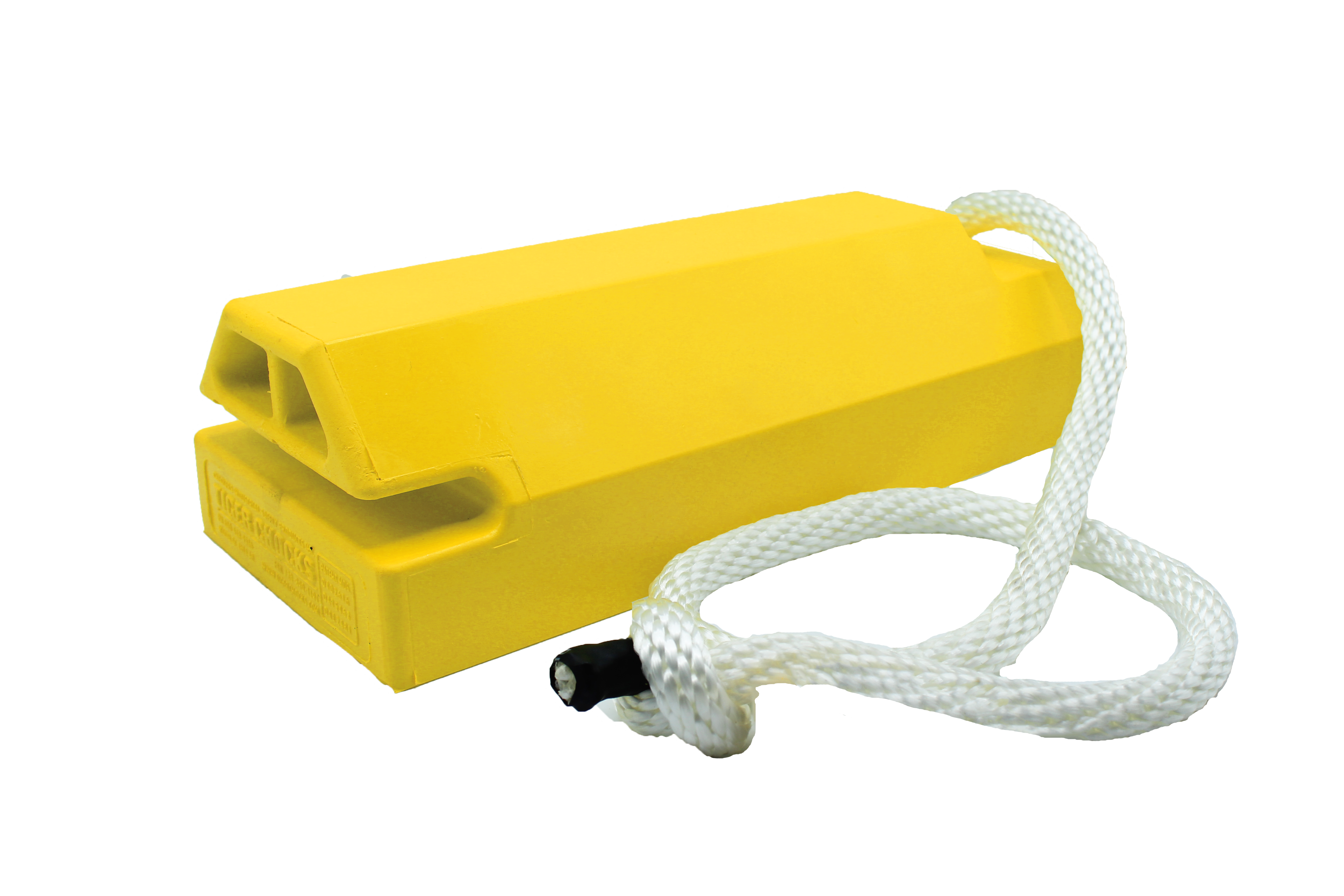 20" Aviation Wheel Chock for Over-Sized Aircraft with Locking Rope - AC6820-LR