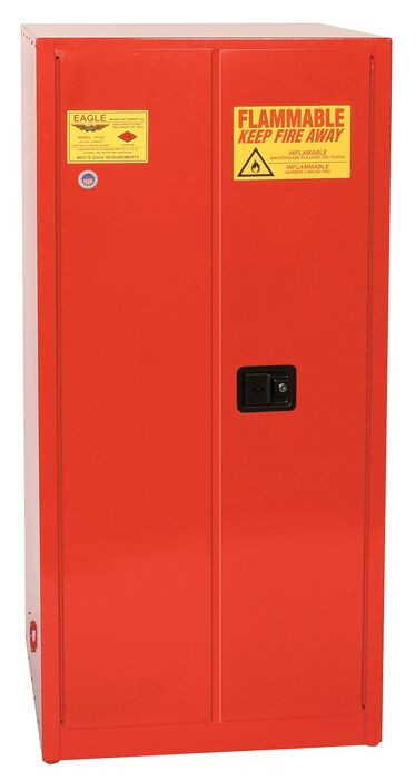 Red 96 Gal Paint and Ink Safety Cabinet Manual Close | PI62X