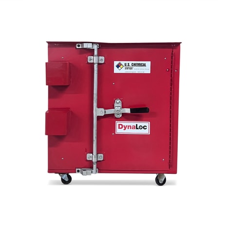 DynaLoc Explosive Storage Magazine | Type 2 Indoor with Casters | Red ...