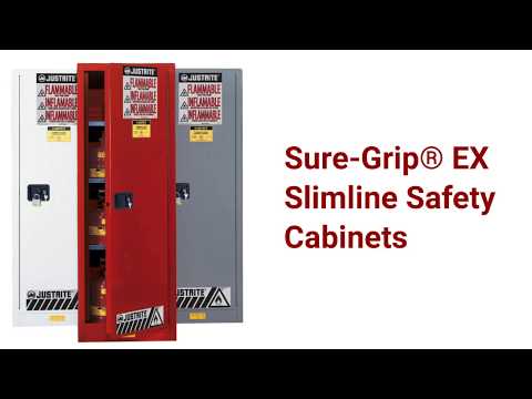 22 Gallon, 3 Shelves, 1 Door, Self Close, Corrosives/Acids Safety