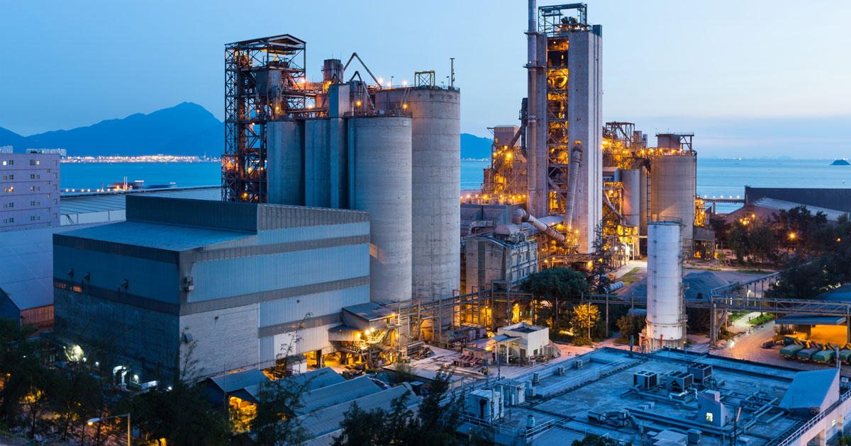 manufacturing facility in operation